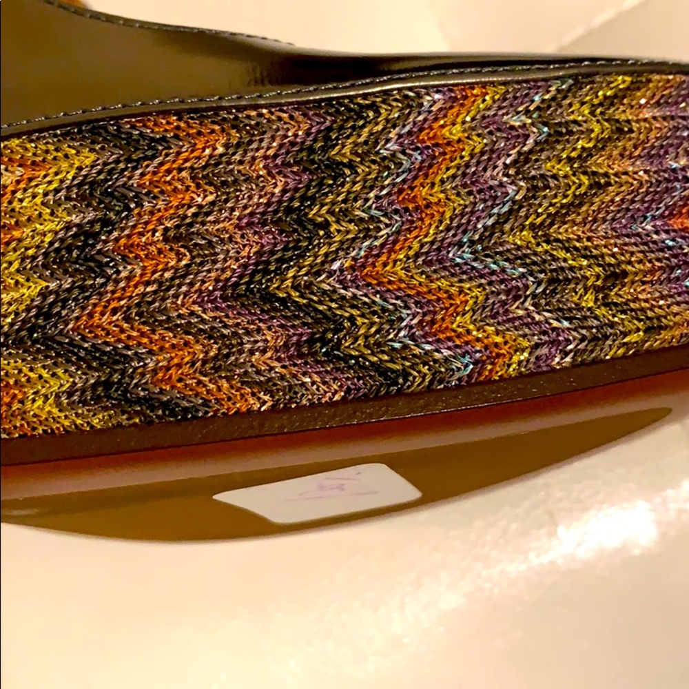 NWT RARE MISSONI “RASH SNAKE” CHROME PUMPS - Picture 8 of 9